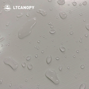 Bâche nylon en maille revêtue de PVC, pour logo, tissu imperméable Anti-UV, PVC, blanc, 0.45mm, 5m, vente en gros - Product Image 4
