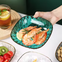Assiettes de table ménagères faciles à nettoyer, sans odeur, pour collations et fruits secs, empilables, ensemble combiné multi-usages, assiettes de dîner