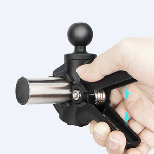 Support universel à mâchoires moyennes avec pince flexible, sans support à tête sphérique, pour fixer les téléphones sur toutes surfaces planes et rails carrés - Product Image 5