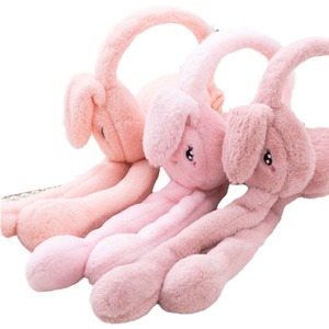 Orejeras con Sonido <span class=keywords><strong>Chuchu</strong></span> Shake, Orejeras de Conejo Rojas de Moda, Cálidas para Invierno y a Prueba de Frío, Lindas Orejeras para Niños con Orejas Móviles - Product Image 5