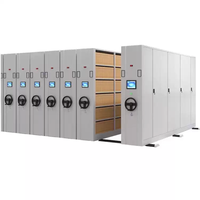 Système d'archivage mobile électrique automatique intelligent avec écran tactile, compacteur de fichiers haute capacité, armoire d'archives