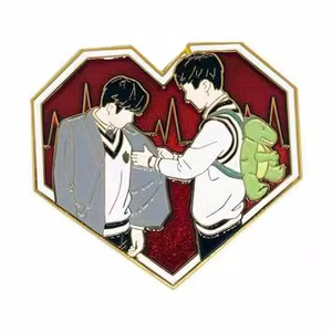 Chinese Factory Metal Craft Manufacturer - Custom Zinc Alloy Lapel Pins & Badges, Supports Character Design