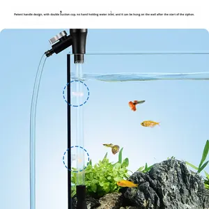 Yee Fábrica Atacado Personalizado Aquário Acessórios <span class=keywords><strong>Water</strong></span> Changer Fish tank Ferramenta de Limpeza Manual Cascalho <span class=keywords><strong>Cleaner</strong></span> Sifão Bomba De Vácuo - Product Image 4