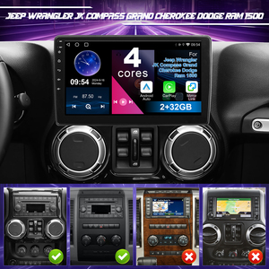 <span class=keywords><strong>Per</strong></span> Jeep Compass/Patriot 2009-2017, Autoradio Android con Carplay Wireless 2+32GB, GPS, Wi-Fi, Mirror Link e Telecamera di Retromarcia - Product Image 2
