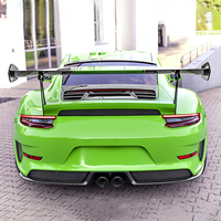 Kit carrosserie large style GT3 RS en fibre de carbone pour Porsche 911 991.1 modifiée et améliorée, comprenant pare-chocs, capot, ailes, aileron GT et jupes latérales