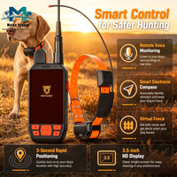 Rastreador GPS Profesional 4G LTE VHF de Doble Red para Perros de Caza, PDA Portátil, Resistente al Agua IP68, Sistema de Collares Múltiples para Perros, Alcance de 15 km, OEM
