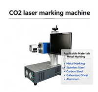 Nouvelle machine de marquage et de gravure au laser CO2 automatique 30W refroidie par eau pour le bois, le plastique, le cuir, le caoutchouc, l'acrylique