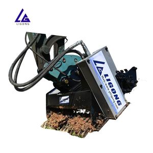 Râteau à sol pour excavatrice LG avec rouleau arrière pour une surface lisse, idéal pour la restauration des pelouses, la construction de parcs et le nivellement des terrains - Product Image 4