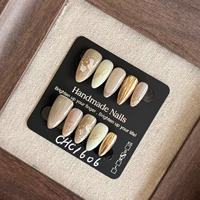 Vente en gros de faux ongles en acrylique de luxe de haute qualité, faux ongles personnalisés, étiquette privée, ongles pressés faits à la main