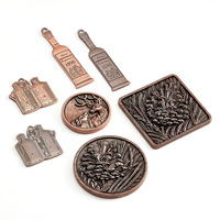 Étiquette personnalisée en aluminium pour flacon de parfum, autocollant métallique, logo en relief, conception personnalisée, OEM ODM