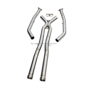 SuperSprint X-Pipe sans résonateurs pour <span class=keywords><strong>BMW</strong></span> M3 E90 <span class=keywords><strong>E92</strong></span> E93 S65 4.0L <span class=keywords><strong>V8</strong></span> Moteur 1.2mm d'épaisseur Tuyau d'échappement en titane - Product Image 3