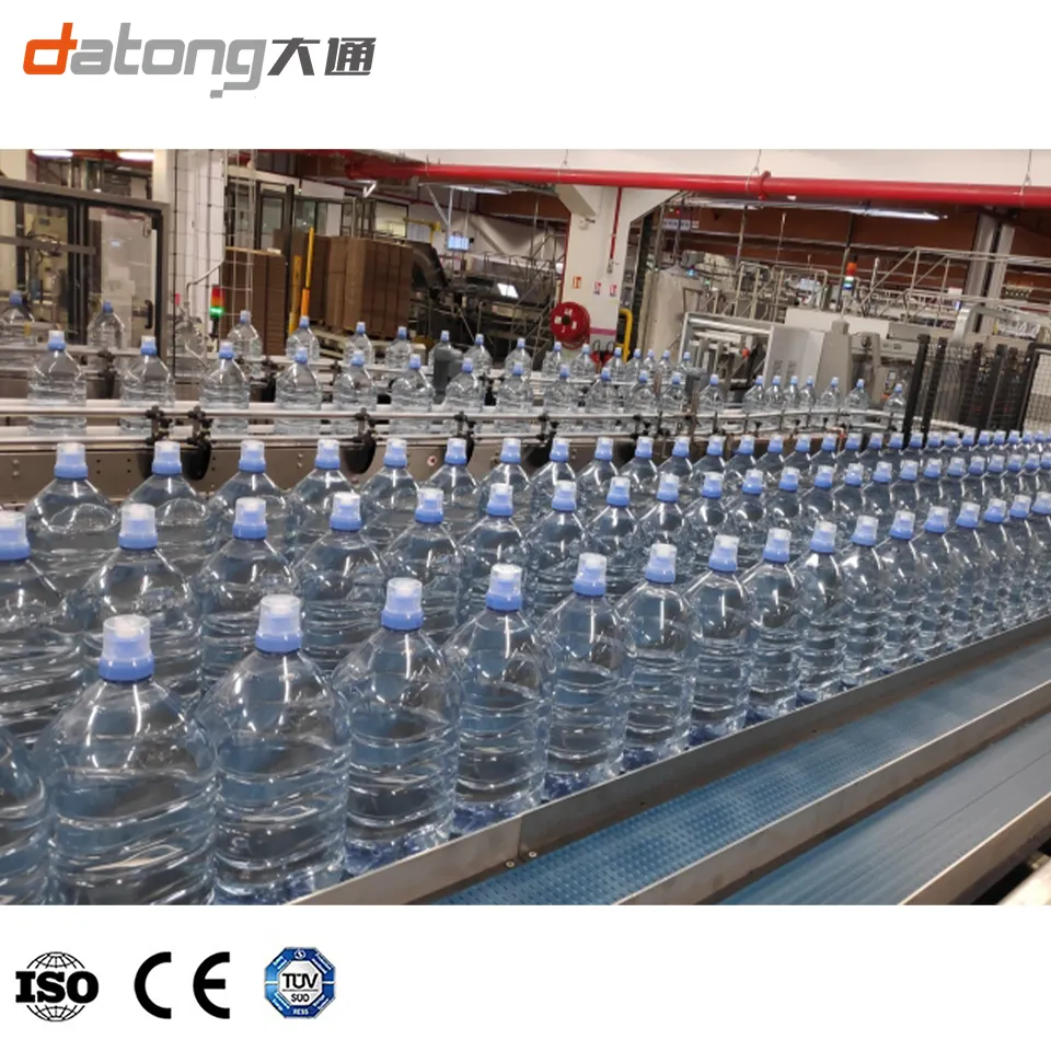 Bir modelde PET küçük şişe su fabrika makinesi 3 içme saf su dolum hattı