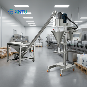 เครื่องบรรจุผงแห้งแบบอัตโนมัติเต็มรูปแบบสำหรับขวด ถุง และกระปุก ราคาโรงงาน ขายดี - Product Image 1