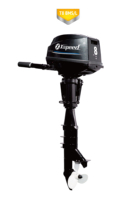 Nouvel état 15 hp arbre long 2 temps moteur à essence hors-bord pour bateau de pêche et petits bateaux