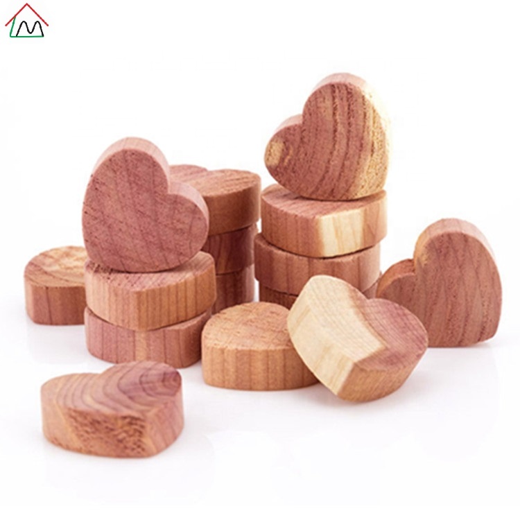 Деревянный блок в форме сердца LMC105 из американского кедра