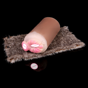 Geeba Leeuw Pluche Mannelijke Masturbator Voor Mannen Dubbel Kanaal Seksspeeltjes Anus Poppen Kunstmatige Zak Pussy - Product Image 5