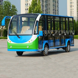 Autobús Turístico Eléctrico con Cabina Cerrada, 13-21 Asientos, Vehículo de Transporte Turístico con Certificación CE para Servicio de Pasajeros en Resorts, Zoológicos y Sitios Turísticos - Product Image 6