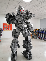 Costume de mascotte LED Bumblebee en EVA orange personnalisé, accessoire de dessin animé attrayant pour la publicité extérieure, l'exposition et la présentation statique