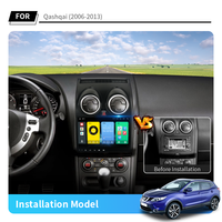 Lecteur multimédia Android 10.1 pour NISSAN Qashqai 2006-2013, commande au volant, caméra de recul AHD