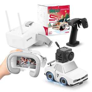 Nuovo SNT 1/100 Mini Q25-R27 MIRCO RC <span class=keywords><strong>auto</strong></span> con scrivania tavolo da <span class=keywords><strong>corsa</strong></span> <span class=keywords><strong>auto</strong></span> telecomando <span class=keywords><strong>auto</strong></span> attrazione magnetica gara 25mW - Product Image 2