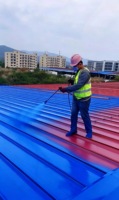 Peinture de rénovation pour toitures en acier coloré à base d'eau, revêtement antirouille monocomposant à base d'eau pour anciennes tuiles en acier coloré et structures en acier