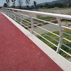 In lega di alluminio metallo <span class=keywords><strong>Guardrail</strong></span> paesaggio ringhiera parco ponte stradale Dock plancia fiume terrapieno isolamento recinzione in acciaio ferro - Product Image 4
