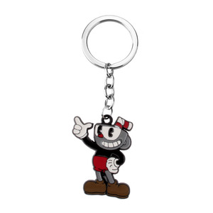 Llavero de metal con figura de personaje de Game <span class=keywords><strong>Cuphead</strong></span> - Product Image 2