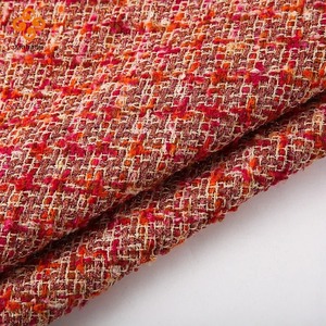 148 benutzer definierte Breite Vintage <span class=keywords><strong>Vinter</strong></span> verdicken warm nähen Frauen Mäntel Kleid Modedesigner Tweed Boucle Tweed Jacke Stoff für Meter - Product Image 3