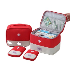 Bolsa de nailon de moda para almacenamiento de medicamentos de viaje transfronterizo, bolsa médica doméstica portátil resistente al agua para primeros auxilios y epidemias - Product Image 6