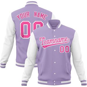 Blouson universitaire personnalisé unisexe pour adulte, style décontracté, avec lettres et numéros brodés, style automne - Product Image 1