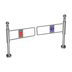 Rào cản xoay bằng tay một chiều dễ dàng lắp đặt cửa quay bằng thép không gỉ chải mà không cần điện - Product Image 5