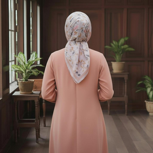 Sudadera Deportiva Informal de Punto para Mujer Musulmana, Transpirable, con Capucha, para Otoño, Marca Jahit Pukal OEM, Venta al por Mayor, Cubre el Rostro - Product Image 3