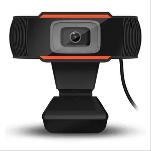 Populer HD Kamera Web Cover Laptop 720P Con LED 1080 4K PC USB 1080P Webcam dengan Mikrofon tanpa Pengemudi untuk Komputer Laptop