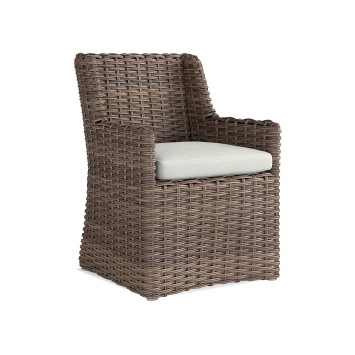 Garden sets rattan dining chair hotel furniture outdoor dining armchair