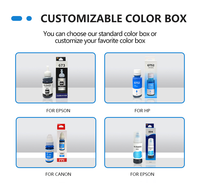 Encre de recharge en vrac 6 couleurs 673 pour imprimantes Epson L800 L801 L805 L810 L850 ET-2500 ET-2550 ET-4500 ET-14000 ET-2650 ET-2600