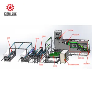 New Design 2023 Hot Sale Long Service Life Full Automatic Nonwoven Surgical Hole Towel Making Packing Machine