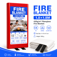 Couverture anti-feu en fibre de verre AS/NZS 3504 1,8*1,8m, boîte rigide en PVC pour les acheteurs en gros en Australie et en Nouvelle-Zélande, commandes importantes