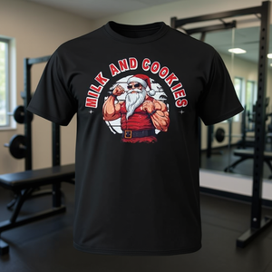 T-shirt de musculation pour la salle de sport, Père Noël, fitness, musculation - Product Image 3