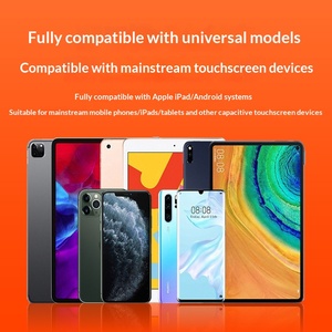 עט קיבולי ועט סטיילוס לאייפד ולטאבלטים אנדרואיד - מסך מגע דיגיטלי מפלסטיק ללא השהיה - Product Image 2