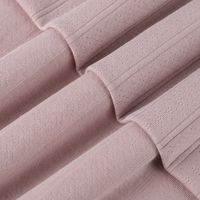 Tissu Jacquard Pointelle Tricoté 3D 100% Coton Peigné en Gros pour Barboteuses, T-shirts, Débardeurs et Pyjamas pour Bébés et Enfants