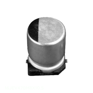 ตัวเก็บประจุแบบติดพื้นผิว470 uF ตัวเก็บ16JEV470M8X10.5สารส้ม470 uF 20% 16V SMD - Product Image 1