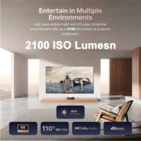 Projecteur laser UST 4K Google TV Formovie Cinema Edge 2024, nouvelle génération, 2100 lumens ISO, home cinéma, projecteur à ultra courte focale