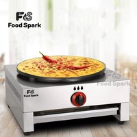 Machine professionnelle automatique pour faire des crêpes chinoises, électrique/gaz, pour la fabrication de crêpes et de pancakes