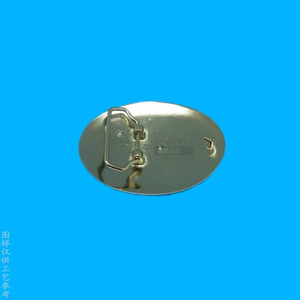 Hebilla de cinturón personalizada de latón con águila en relieve 3D, color bronce, para ropa deportiva - Product Image 2