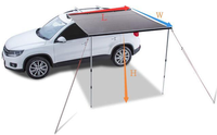 Tente de voiture rigide en aluminium pour SUV et toit, auvent latéral pour camping-car, équipement de camping et remorque, pièces et accessoires