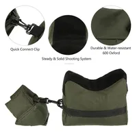 Support de tir tactique avant et arrière, sac de sable non rempli, support de cible de chasse pour sniper en nylon