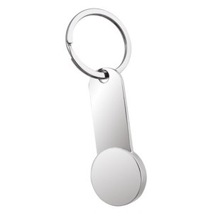 Llavero de Aleación y Acero Inoxidable de Moda con Moneda para Carrito, Impresión UV y Logotipo Personalizado, Soporte Metálico para Llavero - Product Image 3