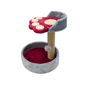 Kara Cool Pets <b>Cat</b> Tree Mini With <b>Scratching</b> <b>Post</b> And Bed <b>For</b> Indoor <b>Cats</b> All Seasons Durable Design - Product Image 4