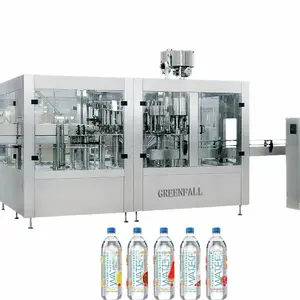 Jiangmen supply automatic three in one bottled water filling machine