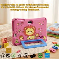 Tablette pour enfants de 7 pouces, Android 13, Qualcomm 8916, 12 Go de RAM, 256 Go de ROM, tablette éducative pour enfants, rose, bleu, en stock